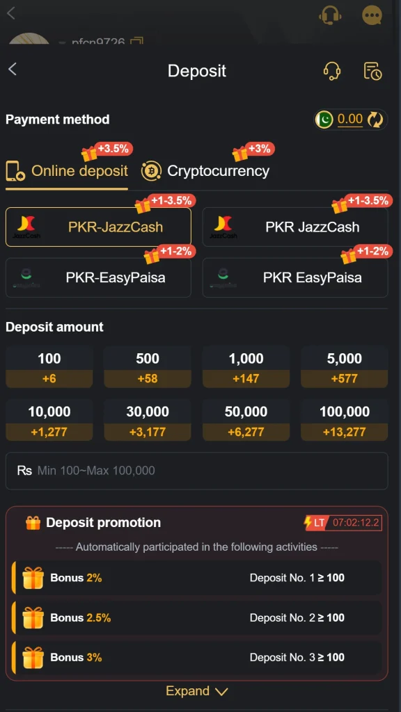 V44 Bet Game Deposit