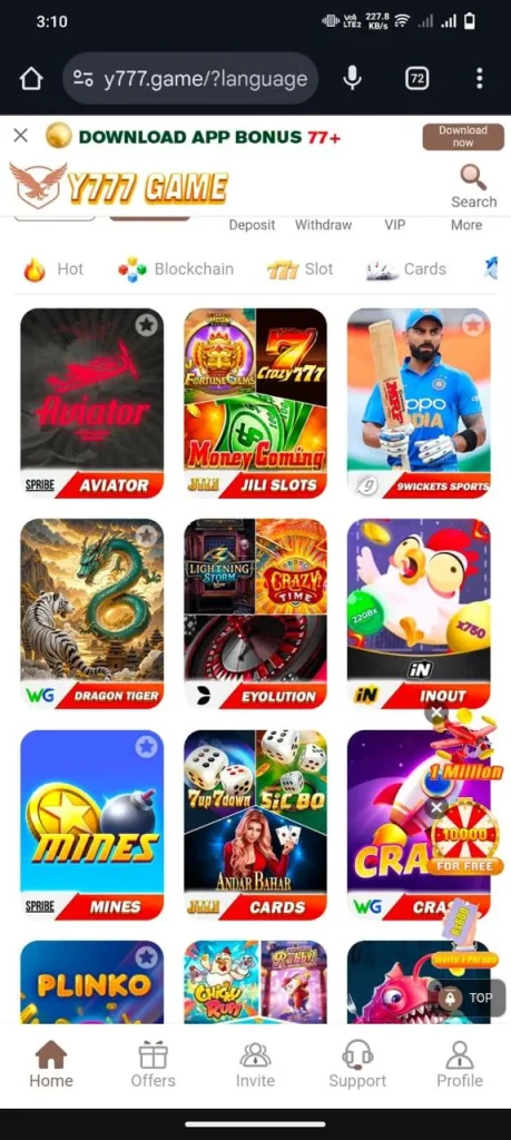 Y777 Game