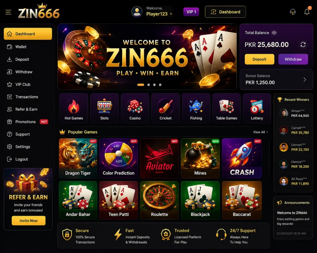 zin666 game